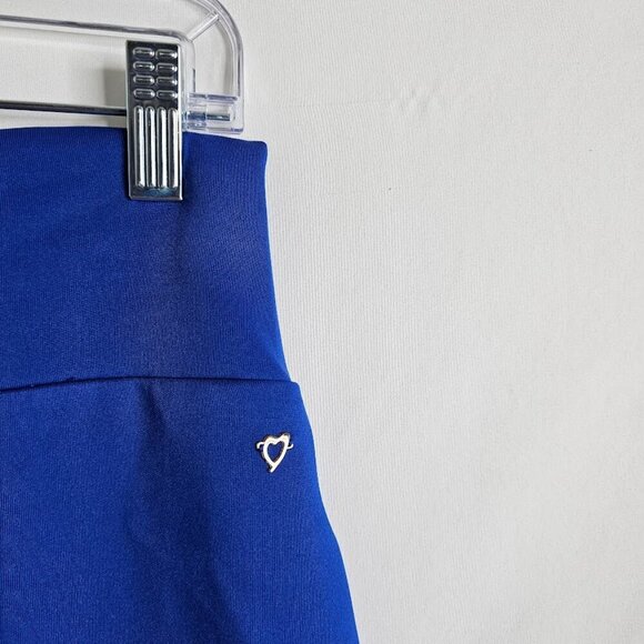 NWT THALIA SODI Scuba Pencil Skirt ROYAL BLUE size S Stretchy Preppy Office Chic - Picture 3 of 7